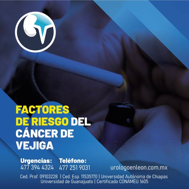 Factores de riesgo de cáncer de vejiga