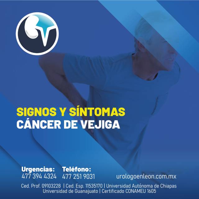 Signos y síntomas de cáncer de vejiga